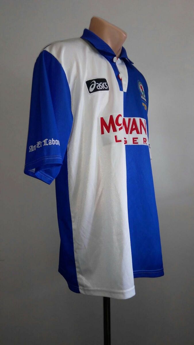 Football shirt soccer Blackburn Rovers Home 1994/1995 Asics Football shirt soccer Blackburn Rovers Home 1994/1995 Asics