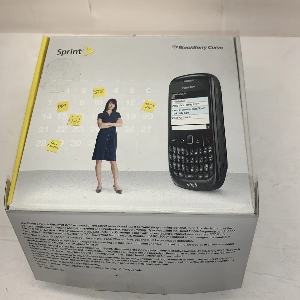 BlackBerry Curve 8530 - Black (Sprint) Smartphone - Image 2 of 4