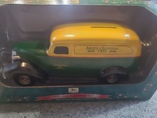 Vintage John Deere 1938 Chevy Panel Pickup Truck Bank - NIB