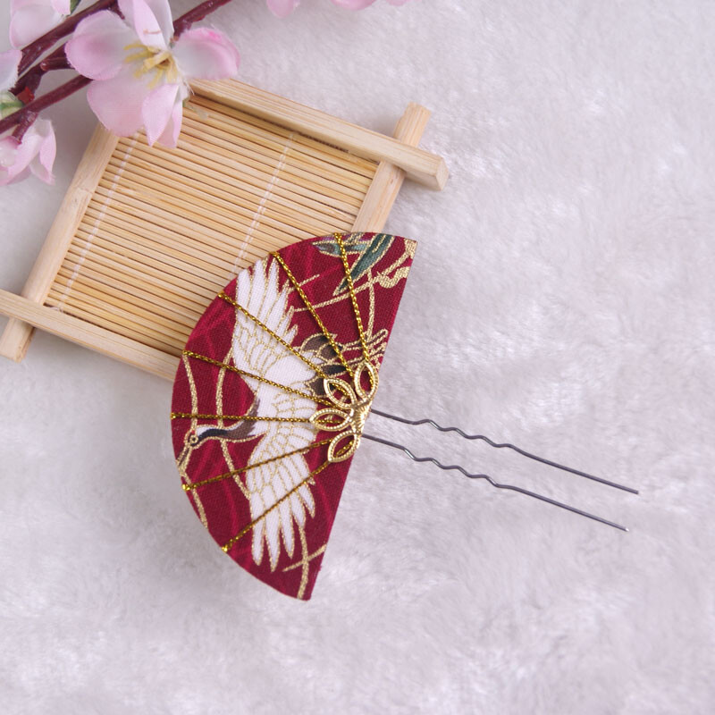 Japanese Hair Clip Pin Chopstick Clasp Kimono Accessory Vintage