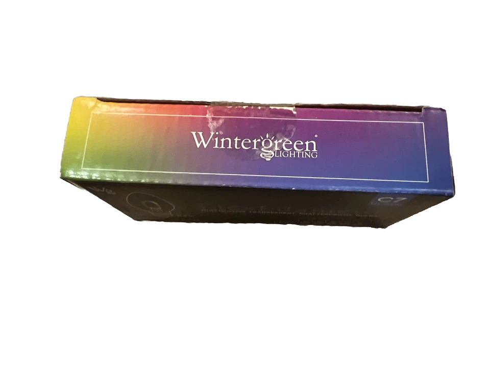 C7 Shatterproof LED Edison Filament Vintage Christmas Light Bulbs, 5 Pack - Image 2 of 3