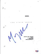 M.NIGHT SHYAMALAN SIGNED COMPLETE 127 PAGE THE SIXTH SENSE SCRIPT PSA/DNA
