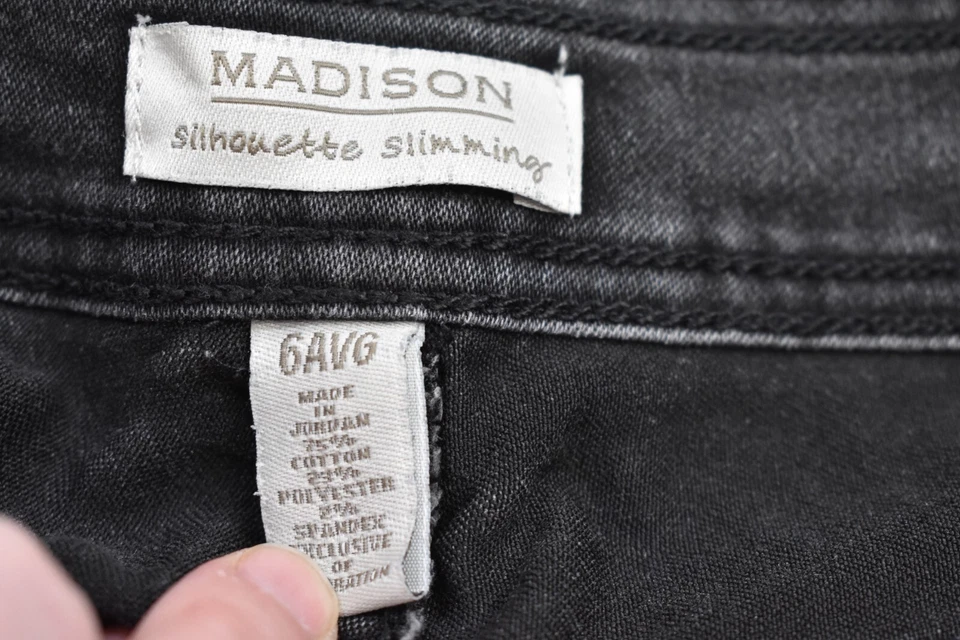 Madison Jeans Wear Womens Pants Slimming Silhouette Denim Jeans Jeggings Size 6 - Image 4 of 4