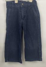 Janie Jack 2 2T Boys Corduroy Dress Pants Navy Blue Holiday Adjustable Classic