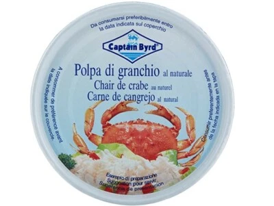 CAPTAIN BYRD - POLPA DI GRANCHIO AL NATURALE - g 200