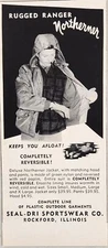 1955 Print Ad Deluxe Northerner Jackets Seal-Dri Sportswear Rockford,Illinois