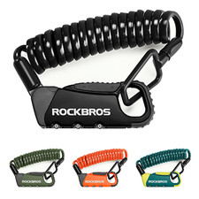 ROCKBROS Kabelschloss Mini Tragbar Fahrrad Helmschloss Zahlenschloss 3 Stellig