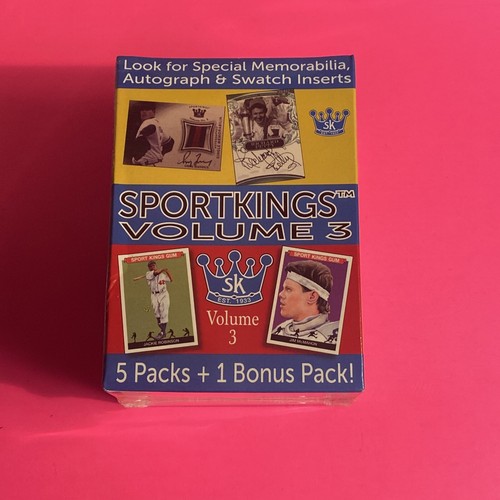🤩🎆Sport Kings Volume 3 Blaster AUTOs Memorabilia 6 Packs 🔥🔥🔥🔥 eBay