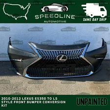 2010-2012 LEXUS ES350 To LS Style Front Bumper Conversion Kit Facelift Cover NEW
