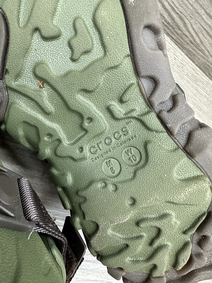 Crocs All-Terrain Atlas Clog Army Green Espresso Sandals