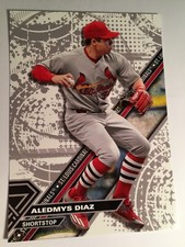 2017 Topps High Tek Jumbo 5x7 Aledmys Diaz Cardinals HTAD #'d 02/49