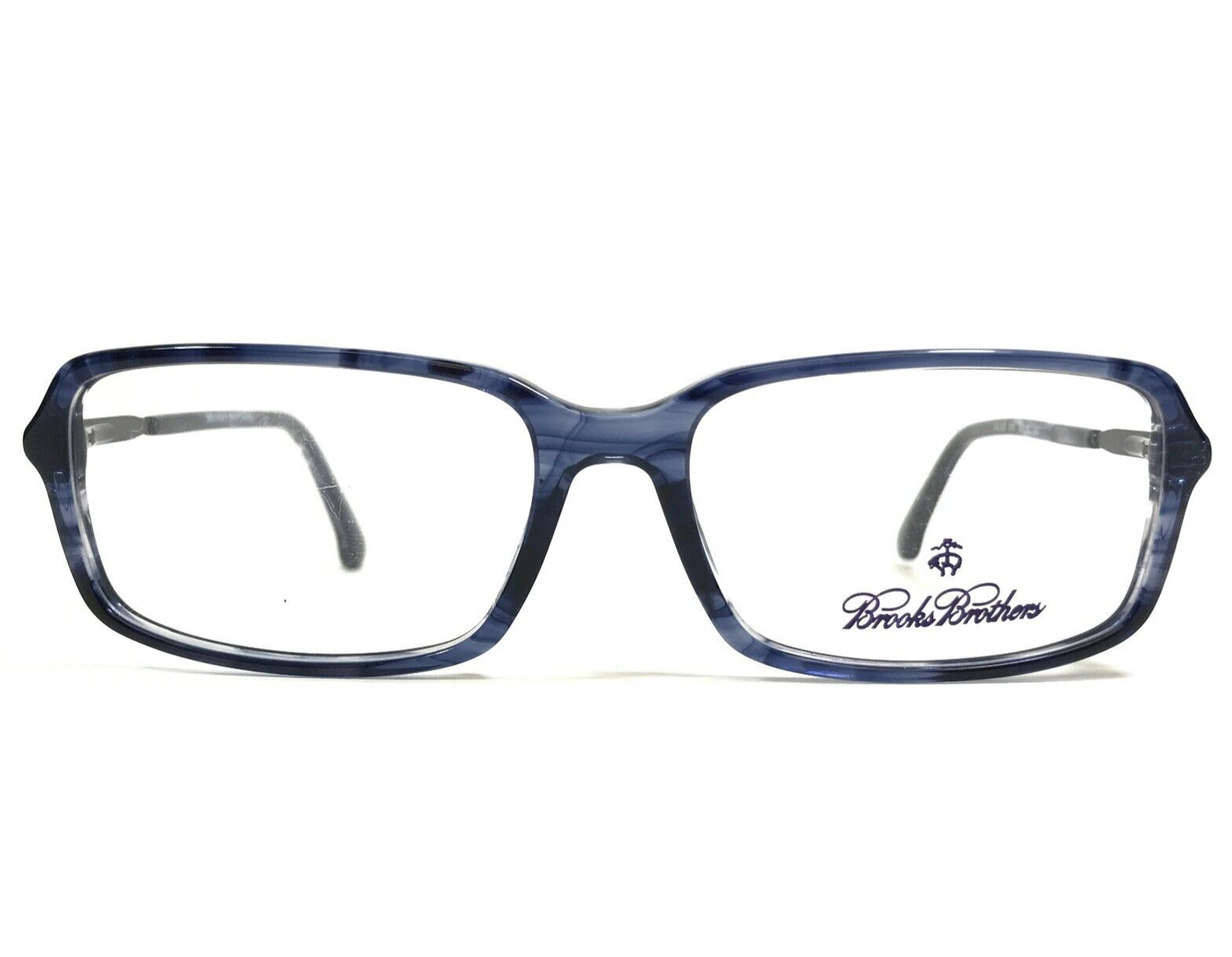 Brooks Brothers Eyeglasses Frames BB2027 6091 Smokey Blue Rectangular 55-16-140