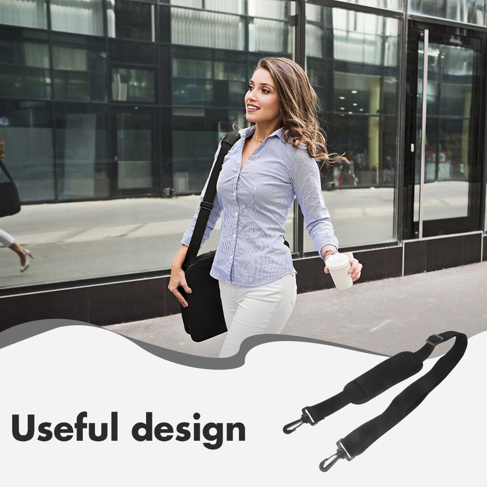 Duffle Bag Strap Black Adjustable Camera Replacement Briefcase Luggage