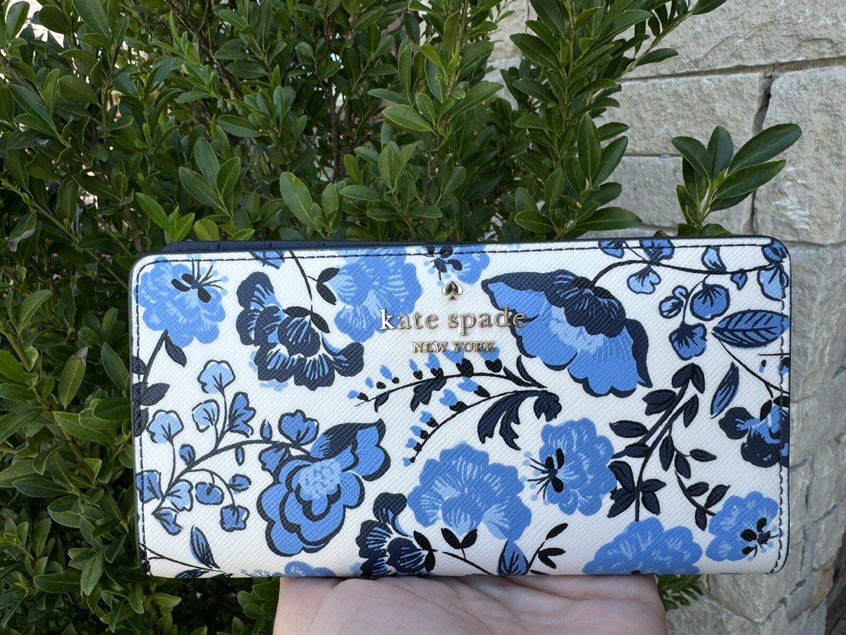 長財布 Kate Spade Madison Vase Floral Large Bifold Wallet KH776 NWT Kate Spade NEW YORK Madison Vase Floral Large Slim