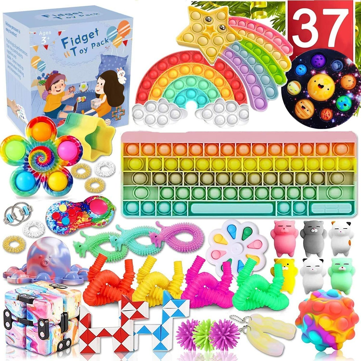 Fidget Pack Fidget Toys Sensory Toys Stress Anxiety Relief Toys