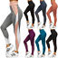 Miniaturansicht 1  - Leggings Leggins Trainingshose Sporthose Gym Fitness Damen Mix BOLF Unifarben
