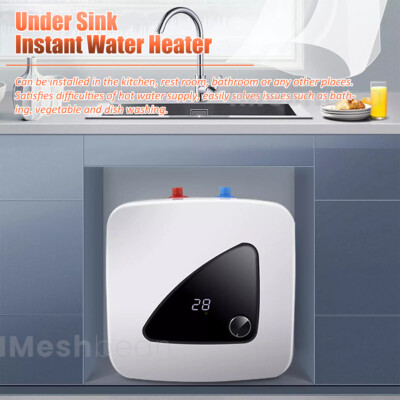 #ad 15L 4 Gallon Mini Electric Hot Tank Digital Water Heater Kitchen Bathroom Home $89.99