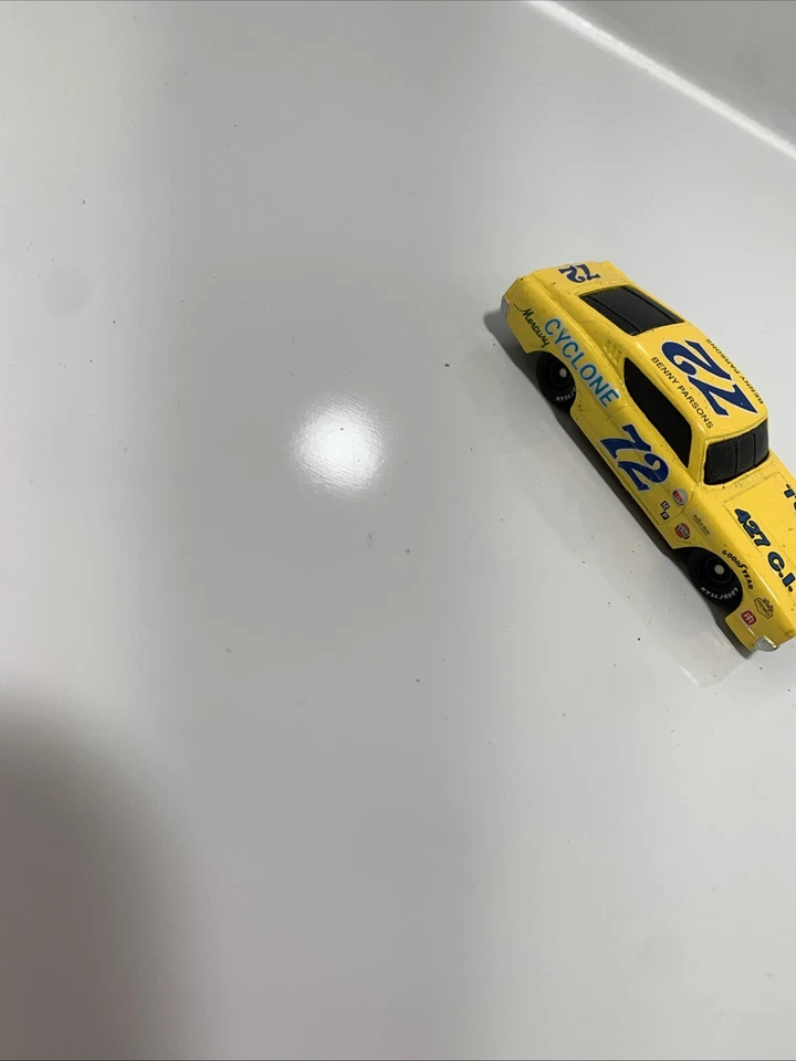 Racing Champions #72 1992 Benny Parsons amarillo 69 Mercury Cyclone 1/64 diecast Foto 2 de 4