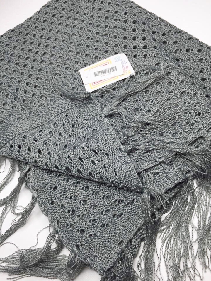 NWT Lularoe Mimi  Lightweight Solid Gray Shawl OS… - image 1
