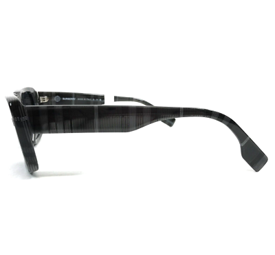 Burberry Sunglasses B4376-U 3804/87 Dark Gray Plaid Asian Burberry Sunglasses B4376-U 3804/87 Dark Gray Plaid Asian