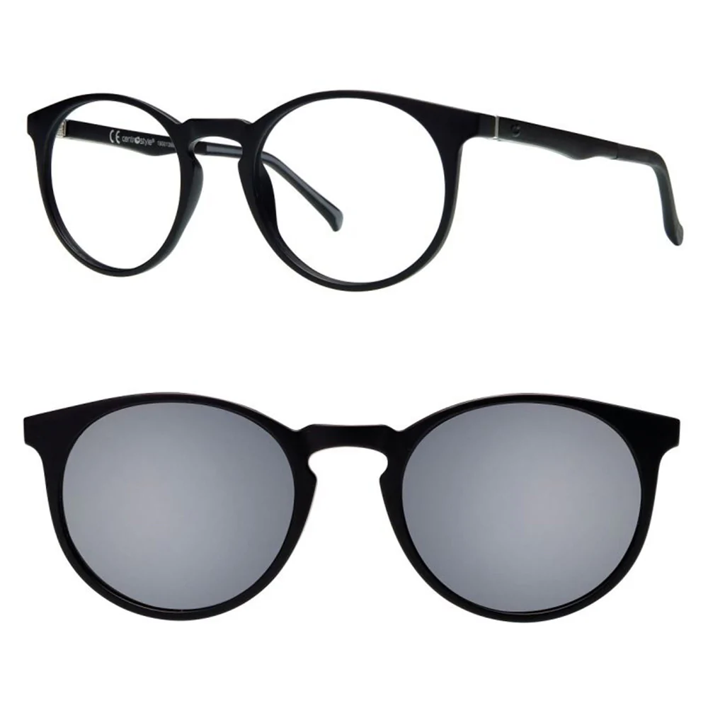 Reading Glasses Centrostyle F0212 47 002 000 Matt Black 47 20 140 Clip On + Hoya-image