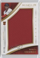 2015 Panini Immaculate Immaculate Jumbo 8/49 Edwin Escobar #20 0b0