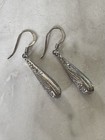 Sterling Silver Tear Drop Earrings Vintage — photo 3