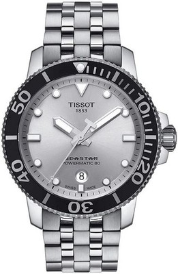 Tissot Seastar 1000 Powermatic T120.407.11.031.00 Silver Dial Men s Diver Watch