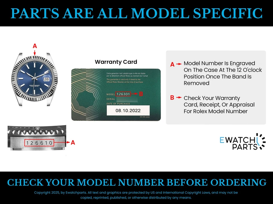 SAPPHIRE WATCH CRYSTAL FOR TUDOR PRINCE SUBMARINER DATE 79090 79190 76100 79161 - Image 2 of 4