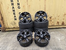 19" Ford Focus ST MK4 XT4 Wheels Gloss Black Mondeo Transit Connect 5x108 +TYRES