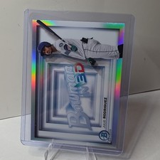Topps 2022 Bowman Chrome Bowman in 3-D Julio Rodriguez Mariners #B3D-16