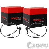 2X Metzger ABS-SENSOREN Hinten Passend FÜR Nissan Qashqai Links+Rechts |