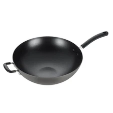 T-fal Ultimate Hard Anodized Nonstick Wok 14", Safe 350F, Non Stick Stir-Fry