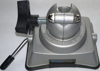 PanaVise Model 366 Small Bench Vise 1.5in Jaw Metal Silver/Black