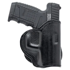 Maxx Carry OWB Leather Paddle Holster for Glock 43/43X, XDS, Hellcat, PPS