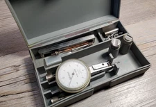 Mitutoyo 513-243 Dial Test Indicator .008" Range, .0001" w/case kit / set