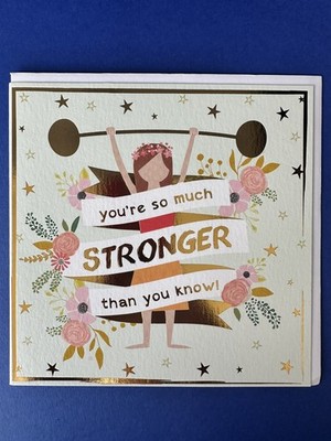 Whistlefish You re So Much Stronger Than You Know Blanko Card A662
