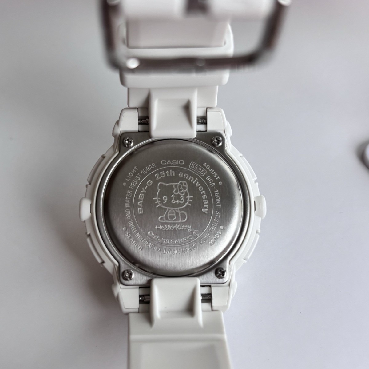 CASIO BABY-G 5595 ホワイト カシオ ベビーG CASIO BABY-G 5595 ホワイト 花柄 防水 ライト付