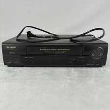Sharp VHS Player VC-H992U VCR 4-Head Hi-Fi Stereo Player Rapid Rewind Tested