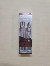 VOGCREST 2-in-1 Rechargeable Eyebrow Trimmer and Facial Hair Remover