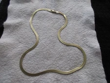 Park Lane Vintage Necklace Goldtone Serpentine Simple Elegance