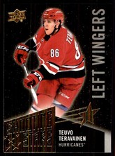 2018-19 Upper Deck Shooting Stars Left Wingers Teuvo Teravainen Carolina