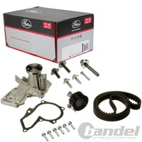 Gates ZAHNRIEMEN-SATZ + Wasserpumpe Passend FüR Ford C-MAX Courier Fiesta Focus