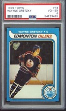 1979 TOPPS #18 WAYNE GRETZKY ROOKIE RC PSA 4