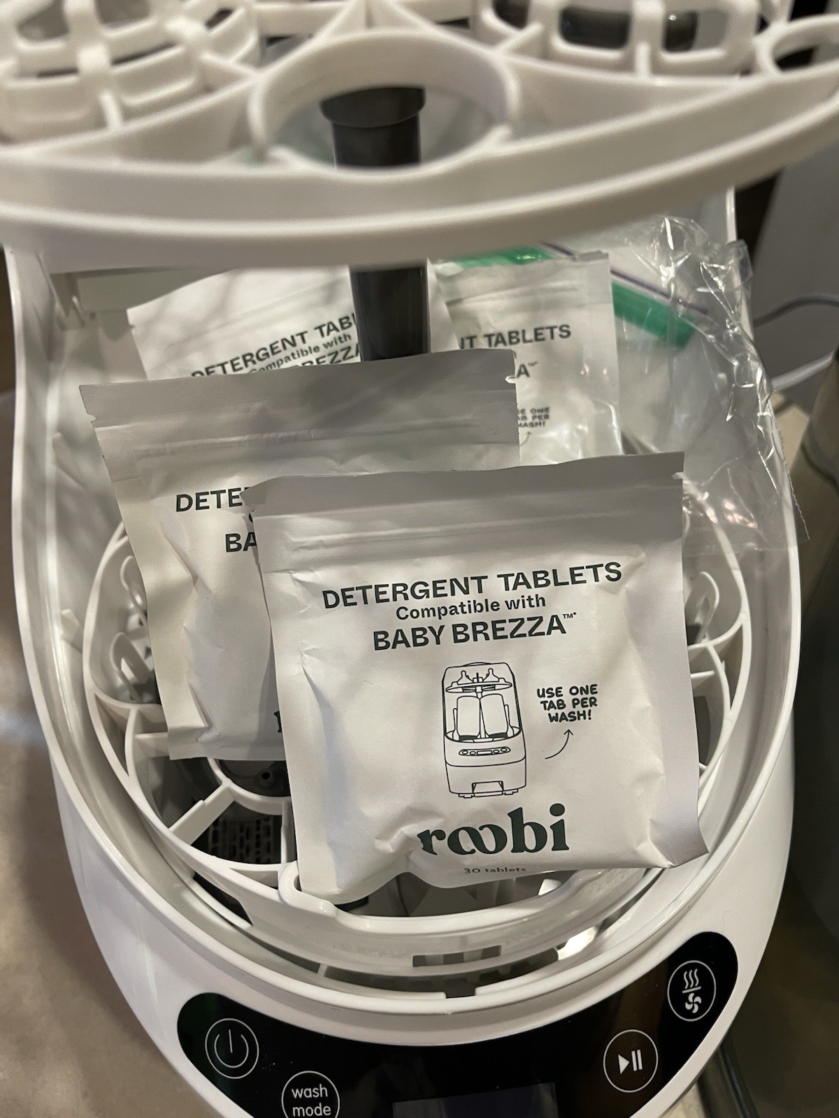 Baby Brezza Pro Bottle Washer Sterilizer Dryer BRZ0103 Complete Clean Tested