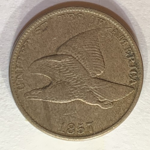 1857 1C Aquila volante centesimo VF +++ - Foto 6 di 9