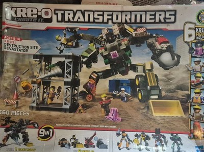 Kre-o Destruction Site Devastator 36951 TRANSFORMERS KRE-O MIB NEW 560 Pieces