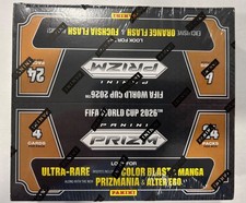 Panini Prizm FIFA World Cup Soccer 2026 Sealed 24-Pack Retail Box
