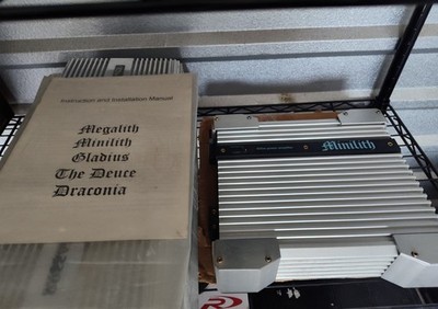 ZED AUDIO MINILITH by Steve Mantz 600w mono block old school amplifier USA