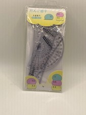 4 Pcs Transparent Math Geometry Set Protractor, Rulers, Triangle Drafting Ki